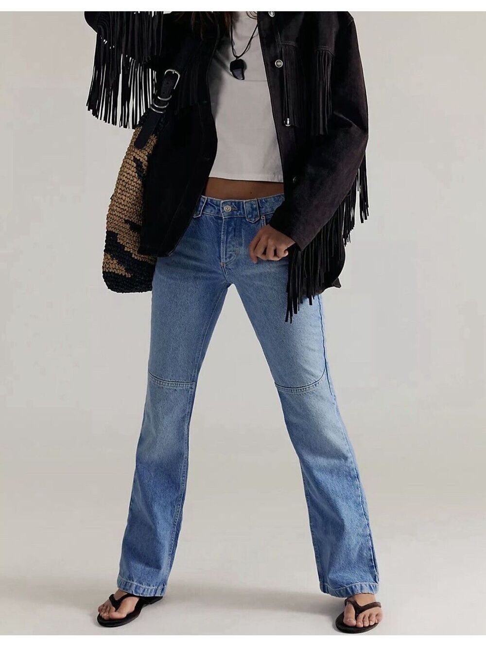 We The Free by Free People Flora Low-Rise Bootcut Jeans Women's Size 28
